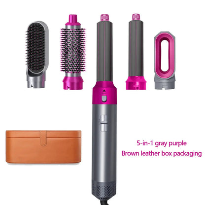 Professional 5 in 1 Hair Dryer Hot Air Comb Curler For Dyson Airwrap Hair Dryer Styling Tool Hair Straightener Hairdressing Tool upscaleclicks