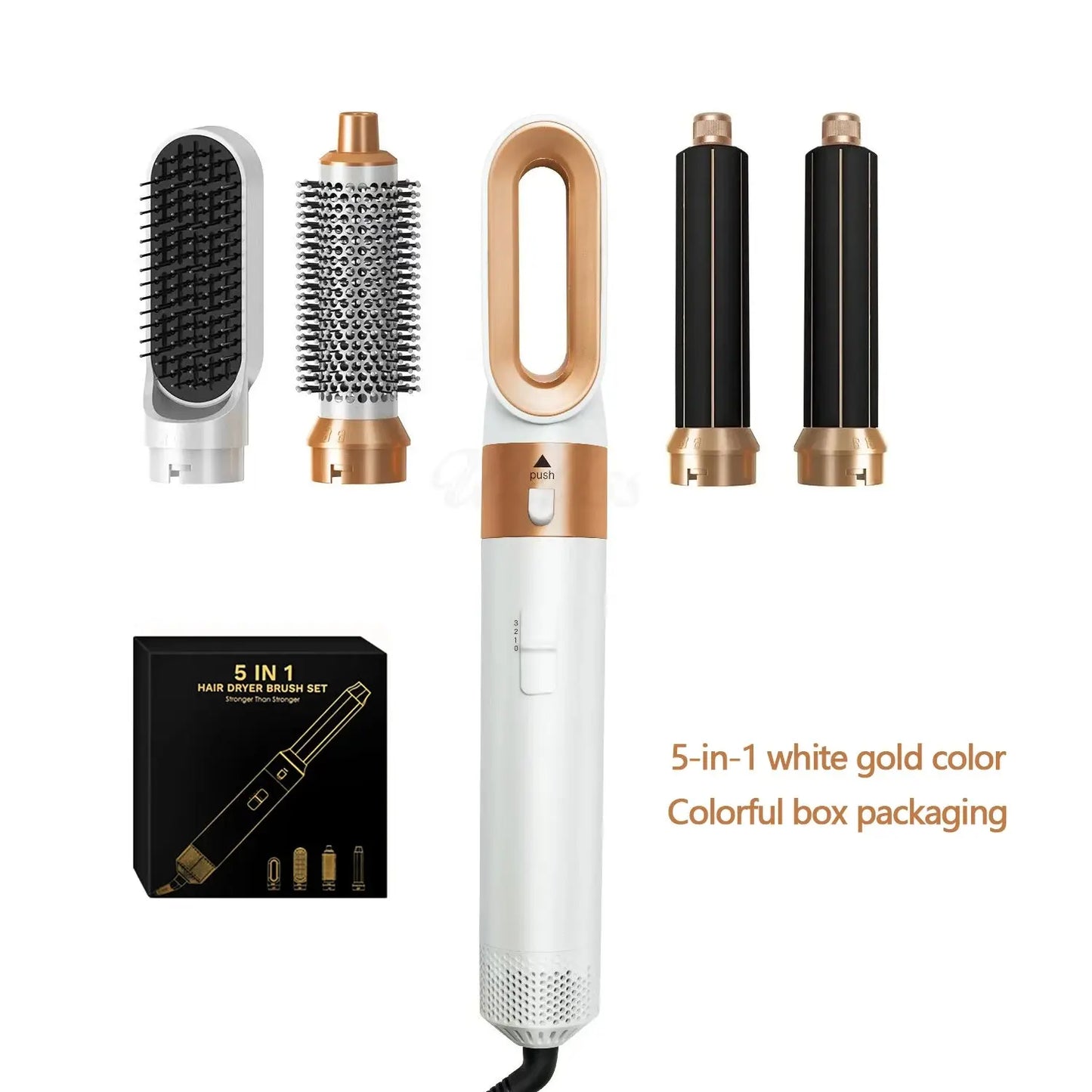 Professional 5 in 1 Hair Dryer Hot Air Comb Curler For Dyson Airwrap Hair Dryer Styling Tool Hair Straightener Hairdressing Tool upscaleclicks