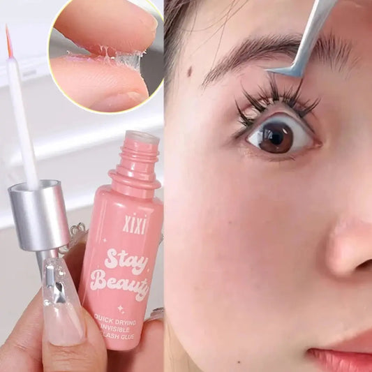 Quick Dry Invisible False Eyelash Glue Styling Transparent Natural Fake Eyelashes Extension Glue Self Adhesive Waterproof Makeup upscaleclicks