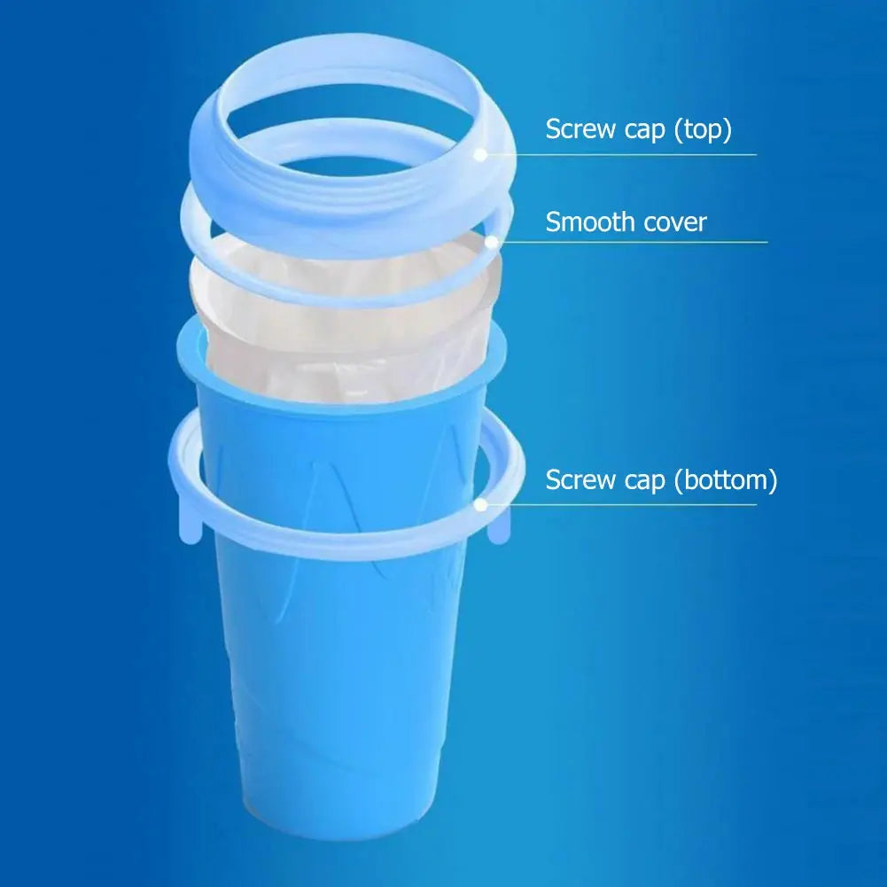 Quick Frozen Smoothies Cups Slushy Ice Cream Maker Milkshake Cooling Cup Silicone Squeeze Slushy Cup DIY Homemade Freeze Drinks upscaleclicks