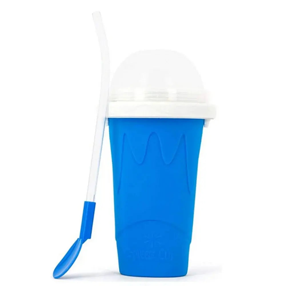 Quick Frozen Smoothies Cups Slushy Ice Cream Maker Milkshake Cooling Cup Silicone Squeeze Slushy Cup DIY Homemade Freeze Drinks upscaleclicks