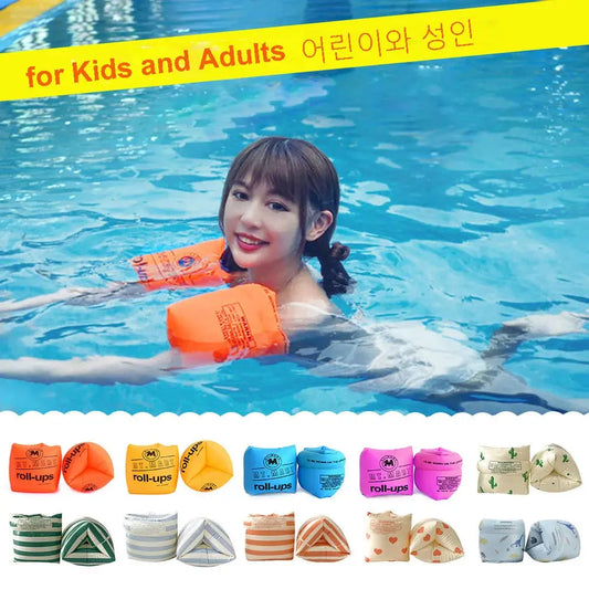 Rooxin Pool Floats for Adult Child Baby Swimming Ring Swim Tube Water Play Equipment Inflatable Buoys Swimming Armbands Pool Toy upscaleclicks