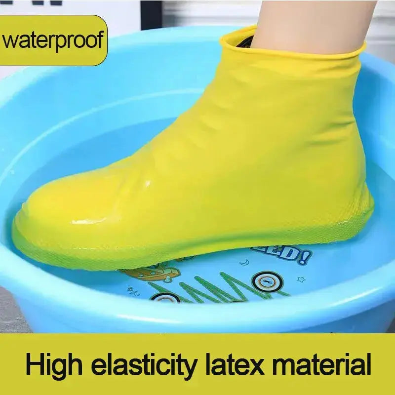 Rubber Rain Boots Rain Shoe Cover for Shoes Silicone Rain Boots Covers Protector Waterproof Footwear Covers upscaleclicks