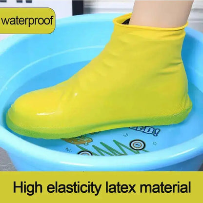 Rubber Rain Boots Rain Shoe Cover for Shoes Silicone Rain Boots Covers Protector Waterproof Footwear Covers upscaleclicks