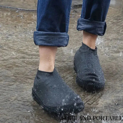 Rubber Rain Boots Rain Shoe Cover for Shoes Silicone Rain Boots Covers Protector Waterproof Footwear Covers upscaleclicks