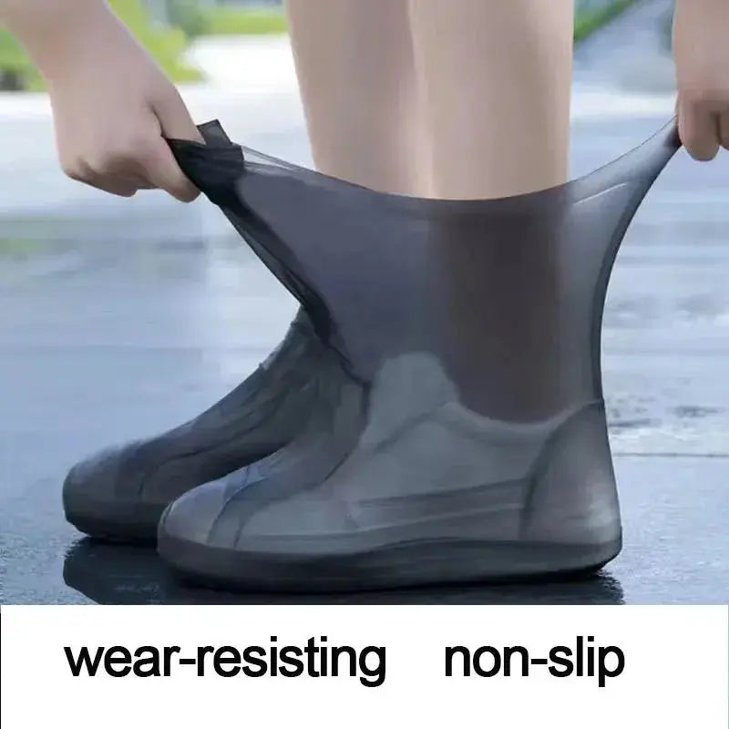 Rubber Rain Boots Rain Shoe Cover for Shoes Silicone Rain Boots Covers Protector Waterproof Footwear Covers upscaleclicks