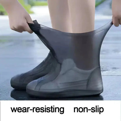 Rubber Rain Boots Rain Shoe Cover for Shoes Silicone Rain Boots Covers Protector Waterproof Footwear Covers upscaleclicks