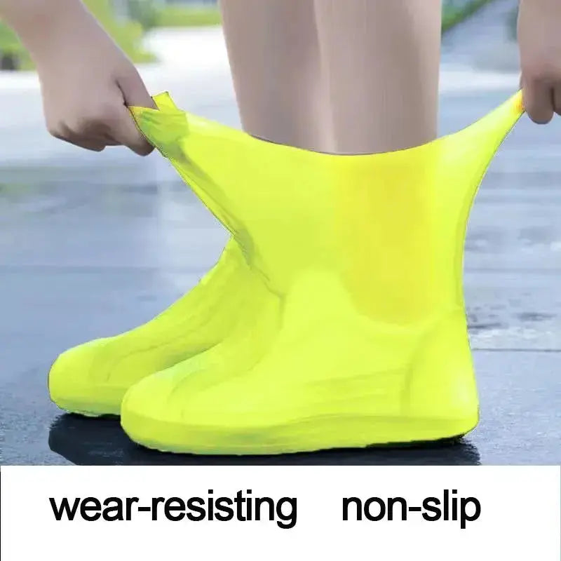 Rubber Rain Boots Rain Shoe Cover for Shoes Silicone Rain Boots Covers Protector Waterproof Footwear Covers upscaleclicks