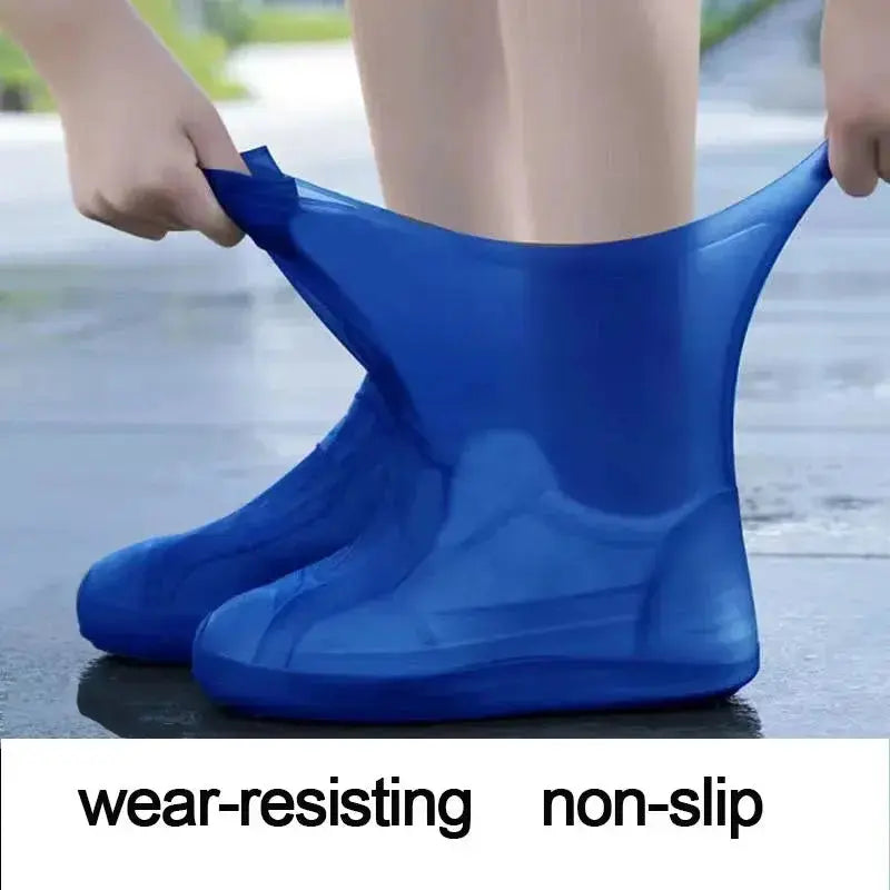 Rubber Rain Boots Rain Shoe Cover for Shoes Silicone Rain Boots Covers Protector Waterproof Footwear Covers upscaleclicks
