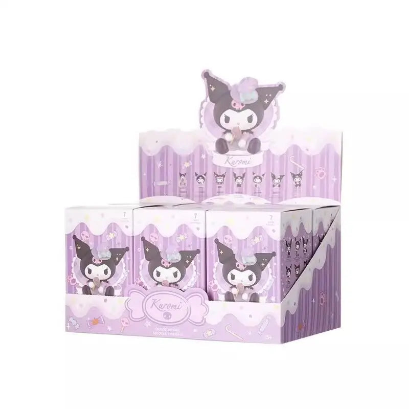 Sanrio Kuromi Halloween Blind Box Trick Or Treat Series Blind Box Figurines Desktop Ornaments Dolls Girls Blind Box Gifts