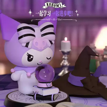 2025 New Sanrio Kuromi Purple Crystal Night Lamp Anime Kuromi Divination Series Night Lamp Desktop Ornaments Girls Birthday Gift