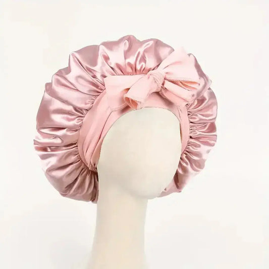 Satin Bonnet Silk Bonnet Adjustable Bonne For Sleeping Hair Bonnet With Tie Band Bonnets For Women Men upscaleclicks