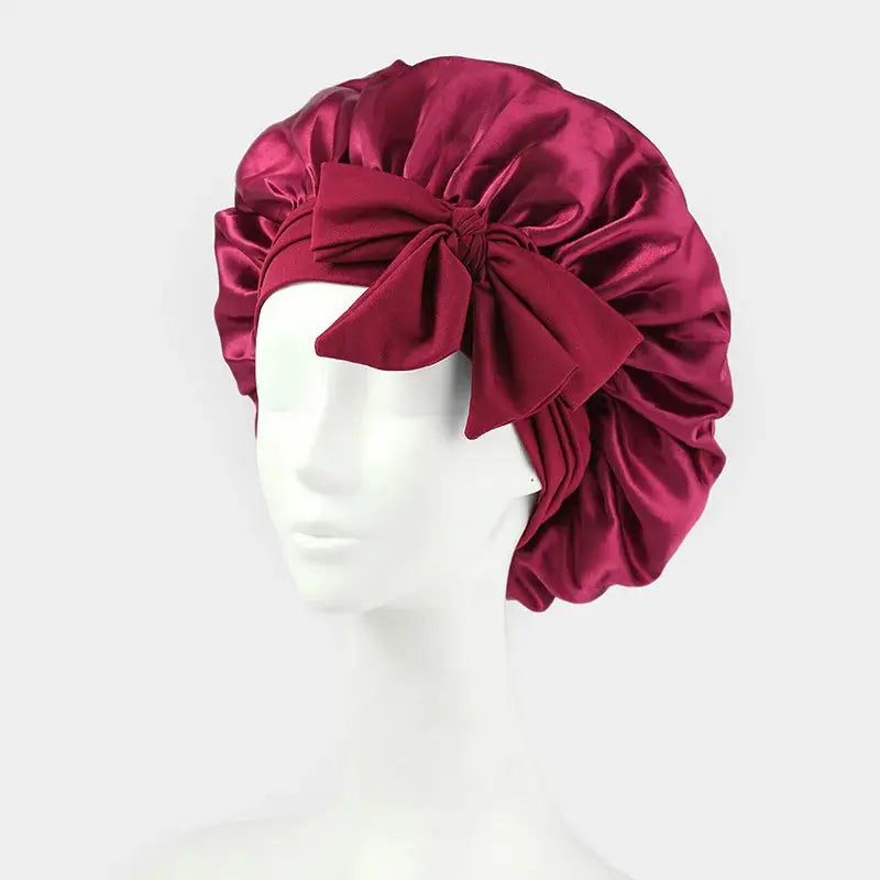 Satin Bonnet Silk Bonnet Adjustable Bonne For Sleeping Hair Bonnet With Tie Band Bonnets For Women Men upscaleclicks