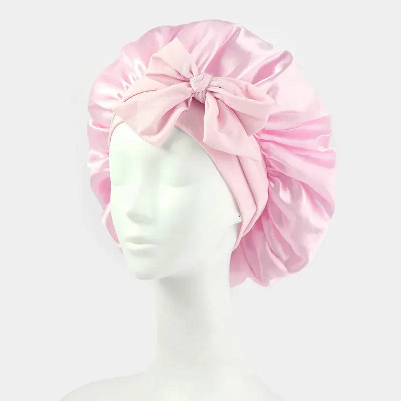Satin Bonnet Silk Bonnet Adjustable Bonne For Sleeping Hair Bonnet With Tie Band Bonnets For Women Men upscaleclicks