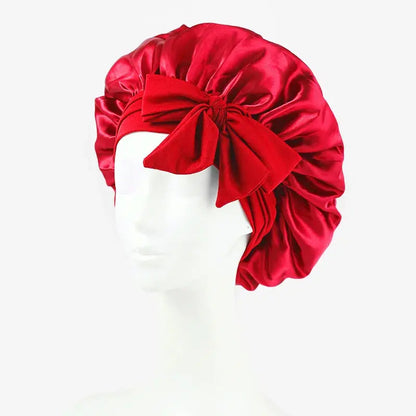Satin Bonnet Silk Bonnet Adjustable Bonne For Sleeping Hair Bonnet With Tie Band Bonnets For Women Men upscaleclicks