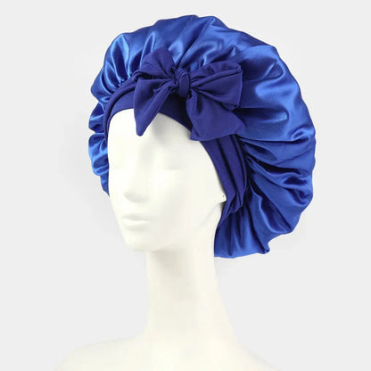 Satin Bonnet Silk Bonnet Adjustable Bonne For Sleeping Hair Bonnet With Tie Band Bonnets For Women Men upscaleclicks