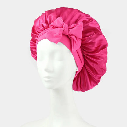 Satin Bonnet Silk Bonnet Adjustable Bonne For Sleeping Hair Bonnet With Tie Band Bonnets For Women Men upscaleclicks