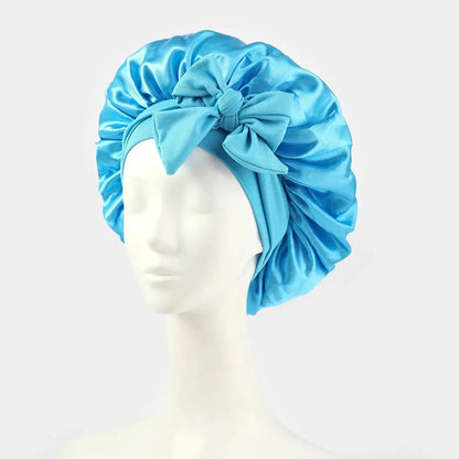 Satin Bonnet Silk Bonnet Adjustable Bonne For Sleeping Hair Bonnet With Tie Band Bonnets For Women Men upscaleclicks