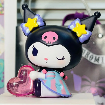 Sanrio Kuromi Halloween Blind Box Trick Or Treat Series Blind Box Figurines Desktop Ornaments Dolls Girls Blind Box Gifts