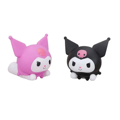 Sanrio cartoon mobile phone stand Kulomi cartoon cute shape car ornament soft rubber doll desktop creative decoration wholesale