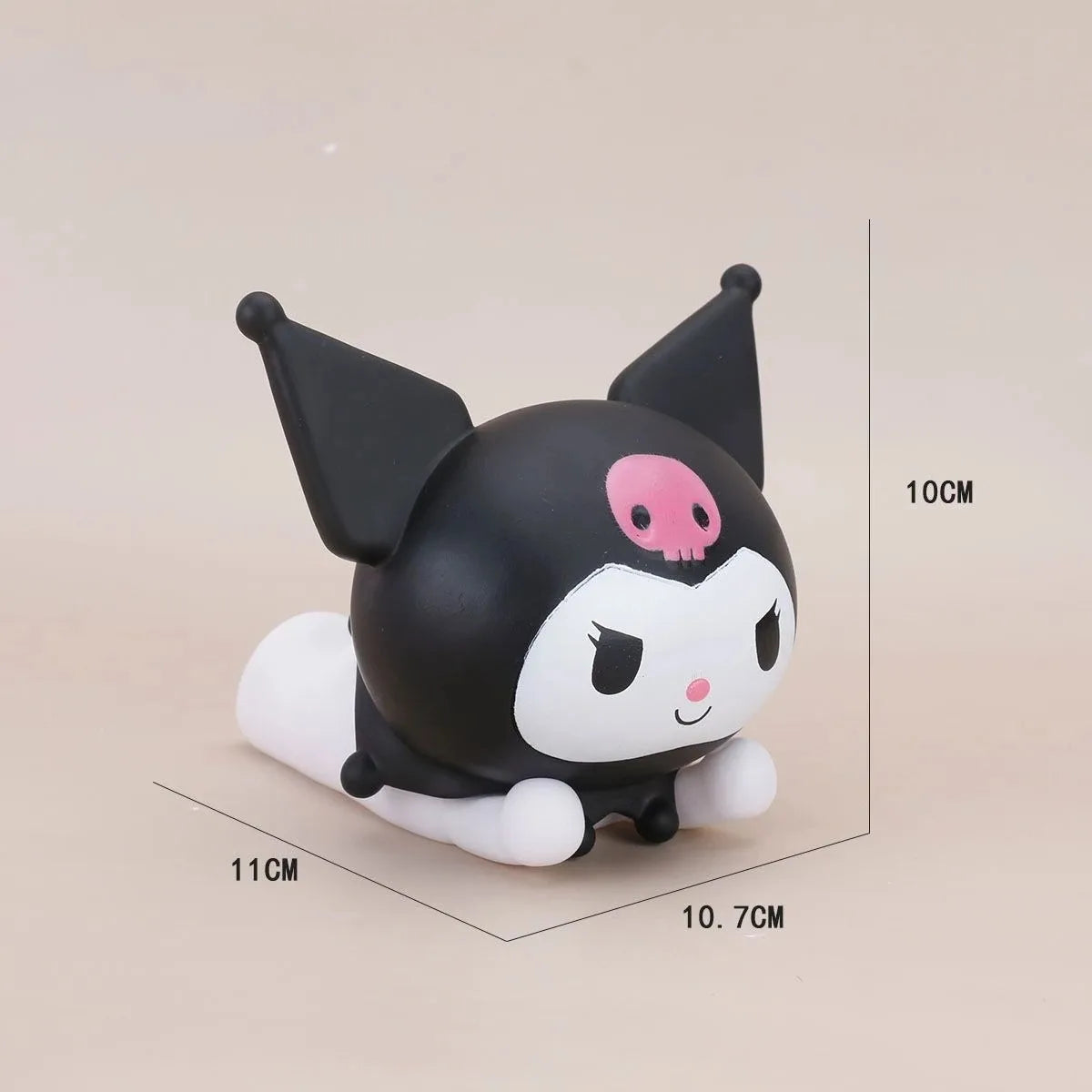 Sanrio cartoon mobile phone stand Kulomi cartoon cute shape car ornament soft rubber doll desktop creative decoration wholesale