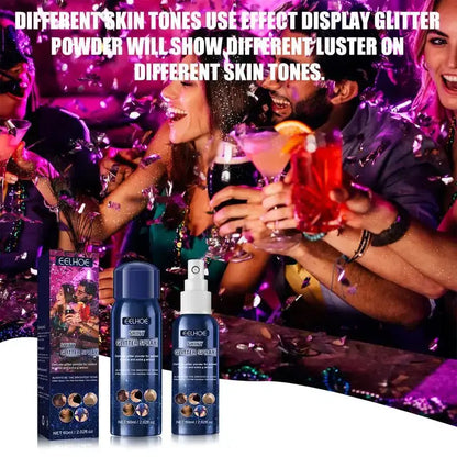 Shiny Glitter Spray Body Glitter Spray, Hair Glitter Spray Glitter Spray For Hair And Body Clothes Sparkle Spray For Prom Dresse upscaleclicks