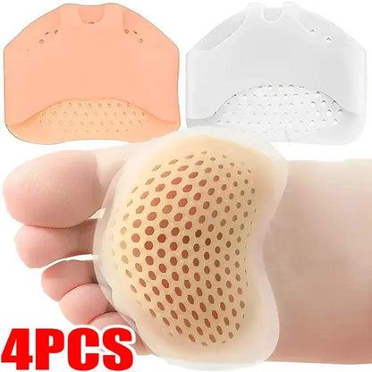Silicone Metatarsal Pads Toe Separator Pain Relief Foot Pads Orthotics Foot Massage Insoles Forefoot Elastic Cushion Foot Care T upscaleclicks