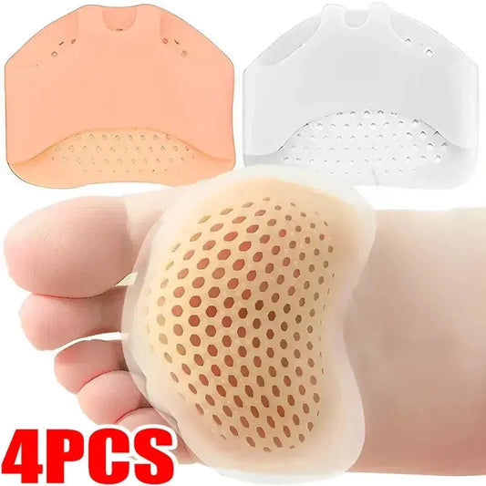Silicone Metatarsal Pads Toe Separator Pain Relief Foot Pads Orthotics Foot Massage Insoles Forefoot Elastic Cushion Foot Care T upscaleclicks