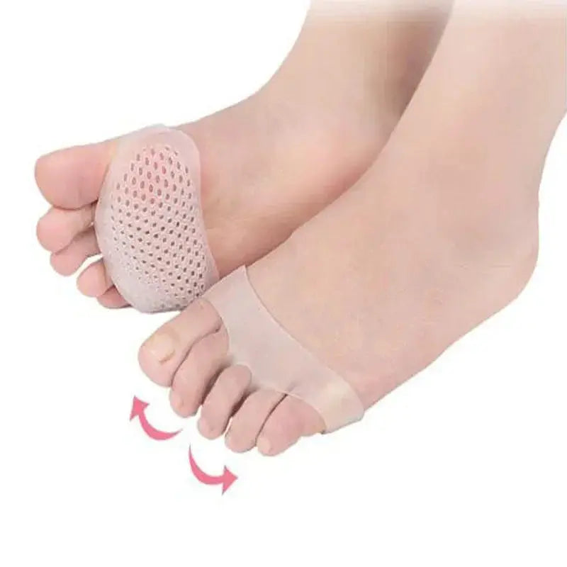 Silicone Metatarsal Pads Toe Separator Pain Relief Foot Pads Orthotics Foot Massage Insoles Forefoot Elastic Cushion Foot Care T upscaleclicks