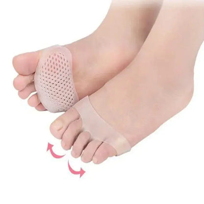 Silicone Metatarsal Pads Toe Separator Pain Relief Foot Pads Orthotics Foot Massage Insoles Forefoot Elastic Cushion Foot Care T upscaleclicks
