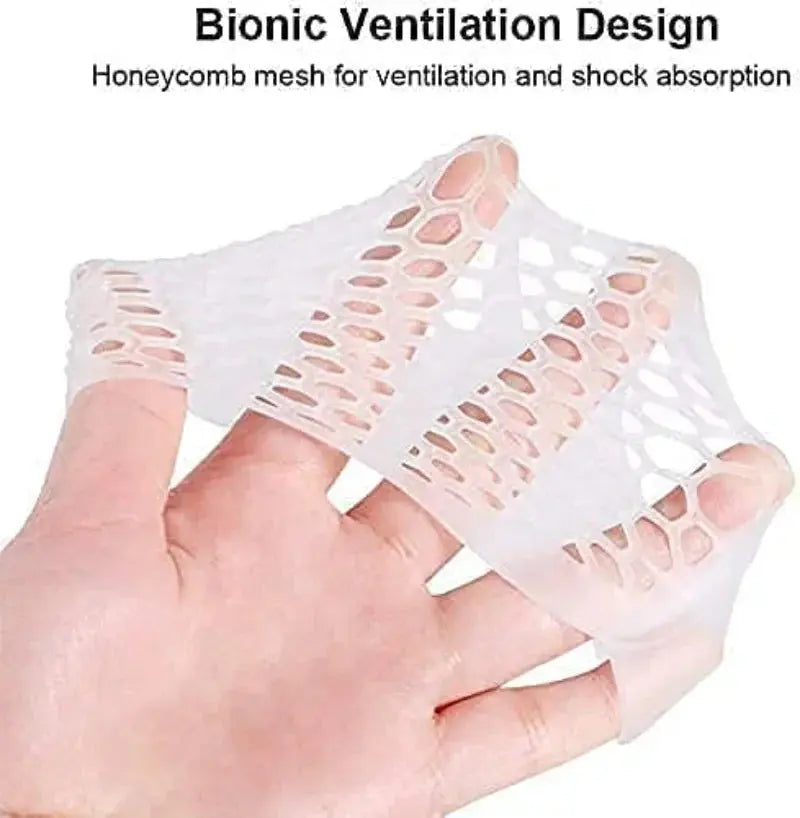 Silicone Metatarsal Pads Toe Separator Pain Relief Foot Pads Orthotics Foot Massage Insoles Forefoot Elastic Cushion Foot Care T upscaleclicks