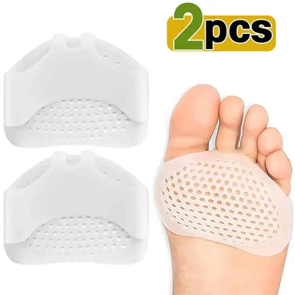 Silicone Metatarsal Pads Toe Separator Pain Relief Foot Pads Orthotics Foot Massage Insoles Forefoot Elastic Cushion Foot Care T upscaleclicks