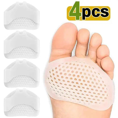 Silicone Metatarsal Pads Toe Separator Pain Relief Foot Pads Orthotics Foot Massage Insoles Forefoot Elastic Cushion Foot Care T upscaleclicks
