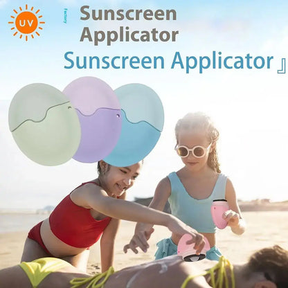 Silicone Suncream Roller Applicator Refillable Oval Isolation Lotion Cream Bottles Stitching Color Cosmetics Tool Travel upscaleclicks