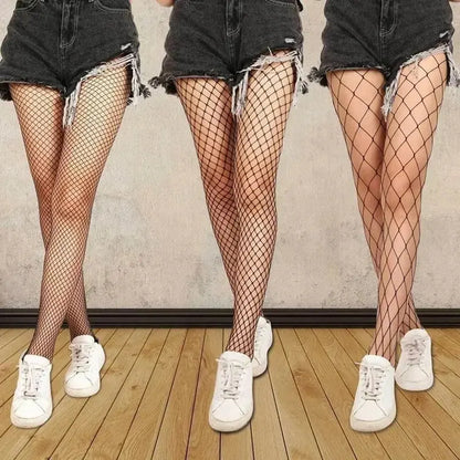 Simplejewejl Hot Women Long Sexy Hollow Out Fishnet Stockings Pantyhose Black Waist Tights Panty Lingerie High Quality upscaleclicks