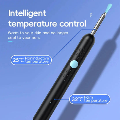 Smart Visual Ear Cleaner Set with Camera 1080P Ear Sticks Ear Wax Removal Tool WIFI Connection HD LED Lights Earpick Endoscope upscaleclicks