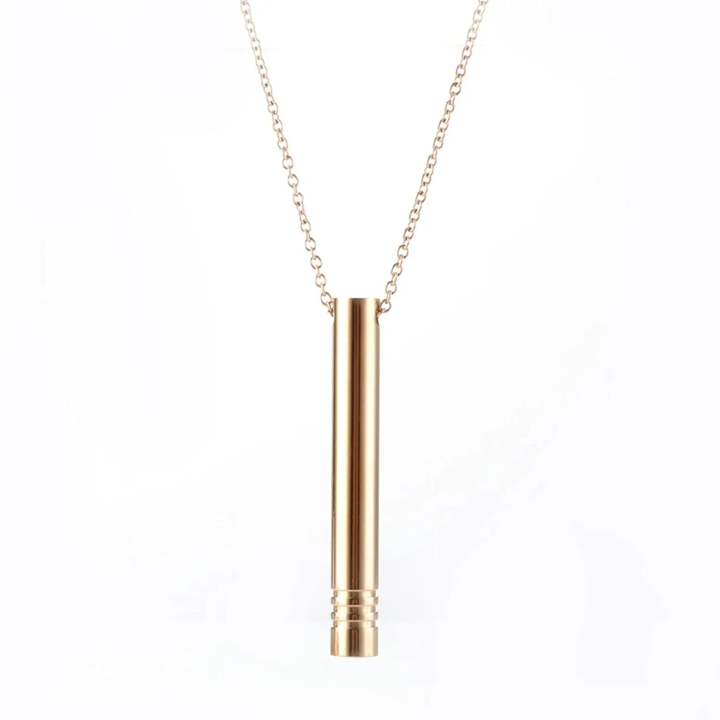 Stainless Steel Breathlace Necklace For Women Quit Smoking Anxiety Relief Necklace Breathing Necklace For Anxiety Mindfulness upscaleclicks