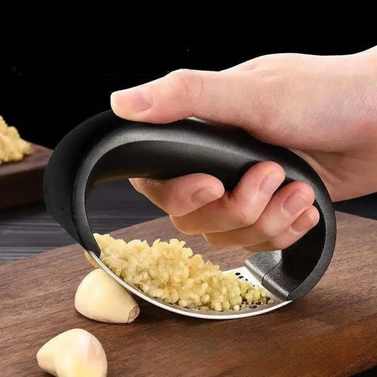 Stainless Steel Garlic Press Crusher Manual Garlic Mincer Chopping Garlic Tool Fruit Vegetable Tools Kitchen Accessories Gadget upscaleclicks