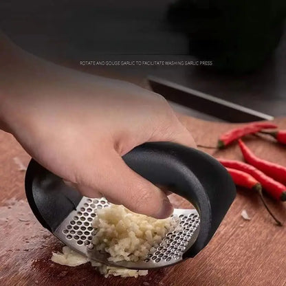 Stainless Steel Garlic Press Crusher Manual Garlic Mincer Chopping Garlic Tool Fruit Vegetable Tools Kitchen Accessories Gadget upscaleclicks