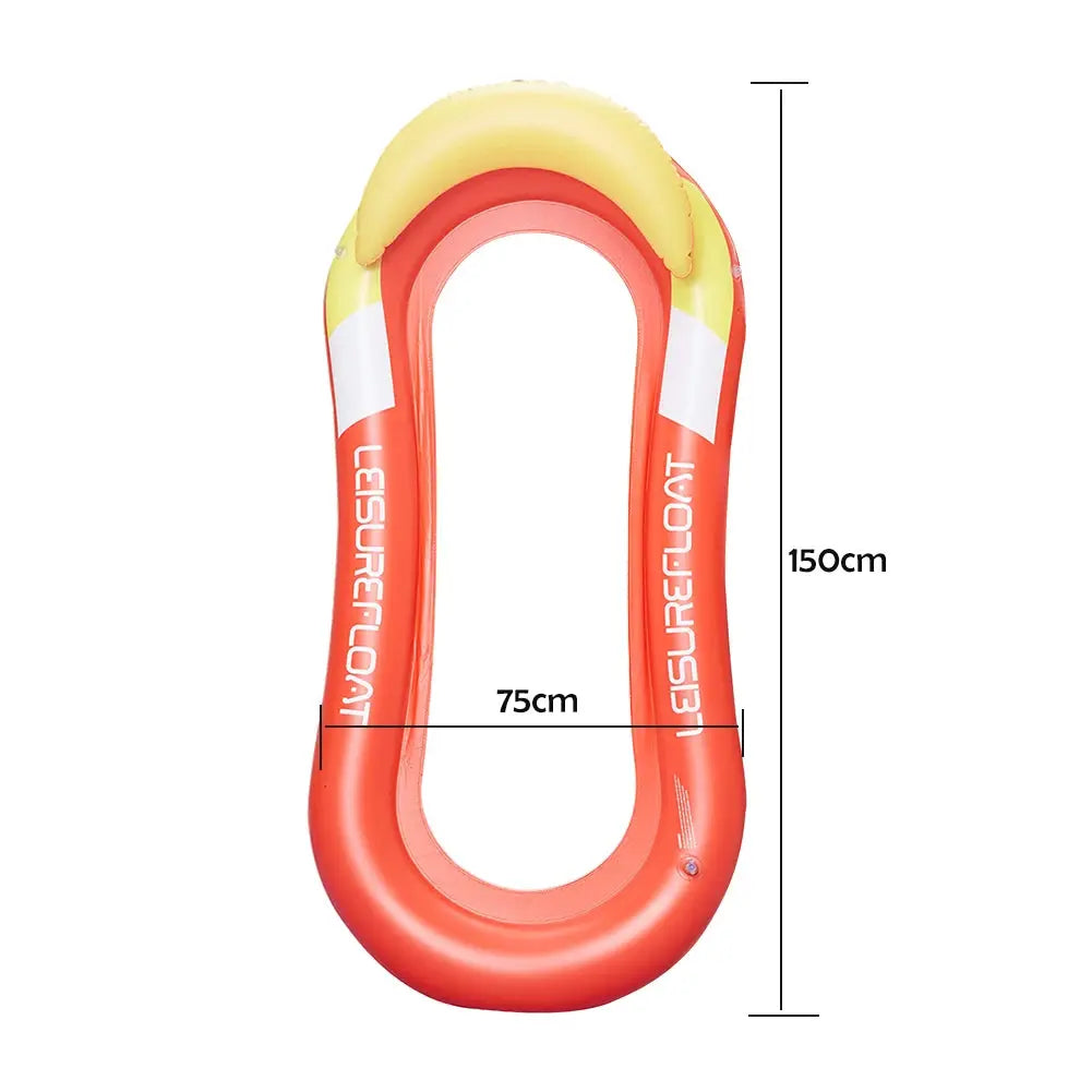 Summer Foldable Water Hammock Swimming Pool Inflatable Air Mattress for Swimming Beach Lounger Floating Sleeping Bed Chair upscaleclicks