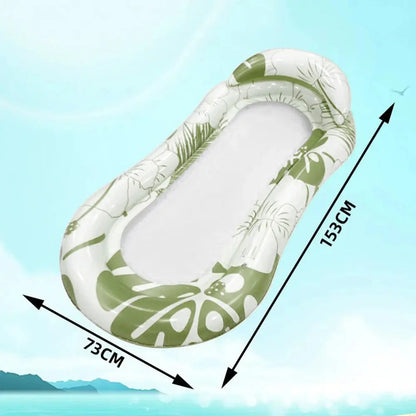 Summer Foldable Water Hammock Swimming Pool Inflatable Air Mattress for Swimming Beach Lounger Floating Sleeping Bed Chair upscaleclicks