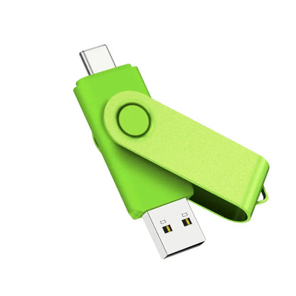 TYPE-C 2 in 1 High Speed USB 3.0 Flash Drive Wedding Gifts Pen Drives Real Capacity Memory Stick 64GB/32GB/16GB/8GB/4G U Disk upscaleclicks