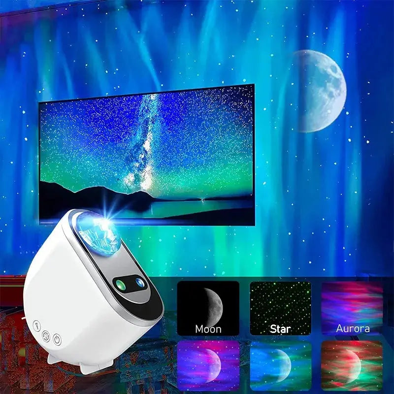 Transform Your Bedroom with the Enchanting Aurora Borealis LED Star Projector – The Perfect Magical Home Decor Gift!