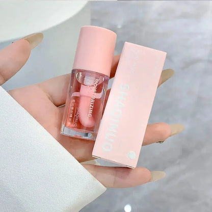 Transparent Water Gloss Jasmine Lemon Green Lip Oil Lasting Moisturizing Honey Lip Gloss Fading Lip Lines Lips Care Essence Oil upscaleclicks