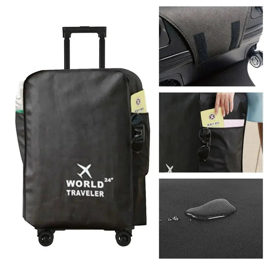 Travel Luggage Cover Waterproof Luggage Protector Covers Dustproof Protector Covers For 20-30 Inch Inch Suitcase Case upscaleclicks
