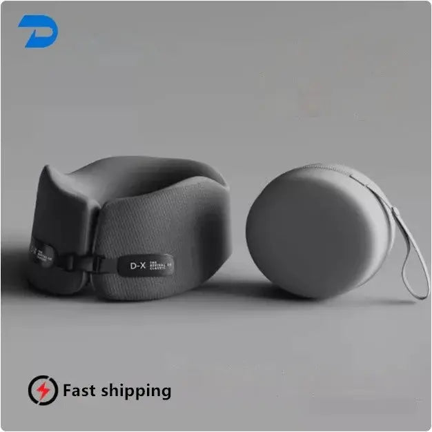 Travel Pillow U-Shape Pure Memory Foam Neck Pillow For Airplane Office Nap Cervical Pillows Flight Sleeping Head Neck Support upscaleclicks