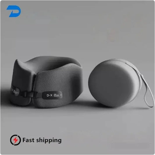 Travel Pillow U-Shape Pure Memory Foam Neck Pillow For Airplane Office Nap Cervical Pillows Flight Sleeping Head Neck Support upscaleclicks
