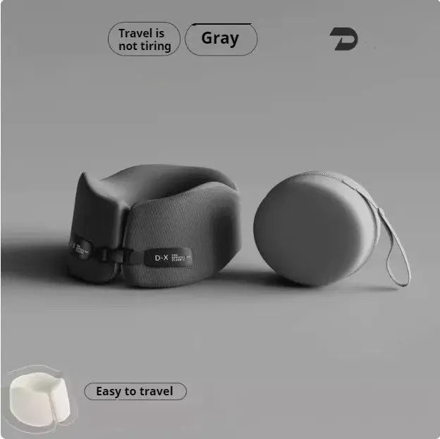 Travel Pillow U-Shape Pure Memory Foam Neck Pillow For Airplane Office Nap Cervical Pillows Flight Sleeping Head Neck Support upscaleclicks