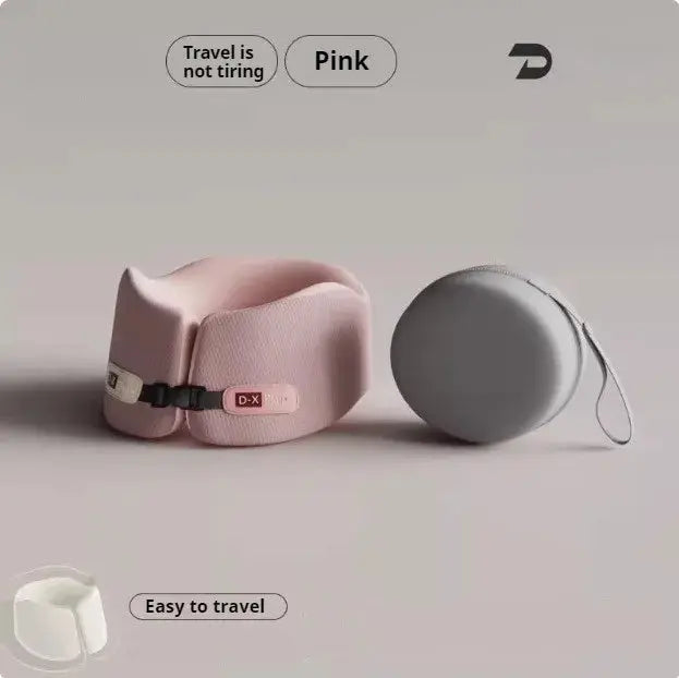 Travel Pillow U-Shape Pure Memory Foam Neck Pillow For Airplane Office Nap Cervical Pillows Flight Sleeping Head Neck Support upscaleclicks