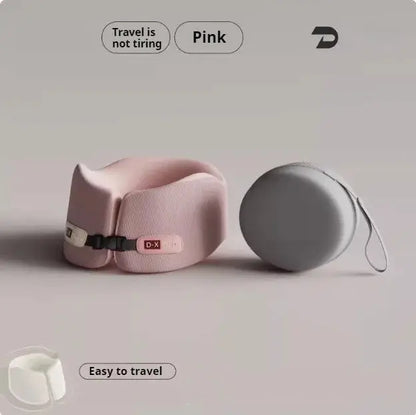 Travel Pillow U-Shape Pure Memory Foam Neck Pillow For Airplane Office Nap Cervical Pillows Flight Sleeping Head Neck Support upscaleclicks